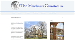 Desktop Screenshot of manchestercrematorium.co.uk